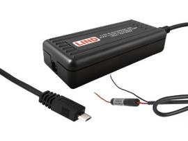 GAMBER LIND 12-32VDC BARE WIRE POWER ADAPTER FOR THE PANASONIC FZ-T1 COMPUTER. 5VDC OUTPUT VOLTAGE, 2 AMPS OUTPUT CURRENT. MICRO USB PLUG. REPLACES