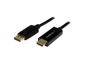 3.3ft/1m Passive DisplayPort to HDMI cable converter - 4K 30Hz/1080p/7.1 Audio/H