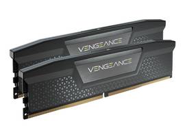 CORSAIR DDR5, 7000MT/S 32GB 2X16GB DIMM, UNBUFFERED, 40-52-52-114, STD PMIC, XMP 3.0, VENGEANCE DDR5 BLACK HEATSPREADER, BLACK PCB, 1.4V, FOR INTEL