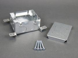 LEGRAND-WIREMOLD STL SHL FLR BX 1-GANG OMB