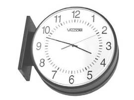 VALCOM IP POE 16 INCH ANALOG CLOCK DOUBLE SIDED