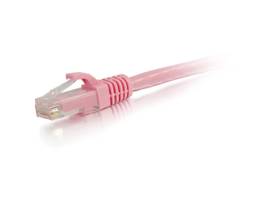 C2G 8FT CAT6A SNAGLESS UTP CABLE-PINK