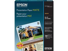 PHOTO PAPER INK JET MATTE 8.5X11 100CT