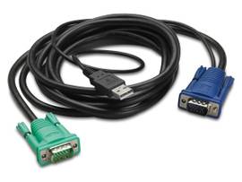 SCHNEIDER INTEGRATED LCD KVM USB CABLE 10 FT 3M