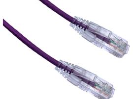 AXIOM 6IN CAT6 BENDNFLEX ULTRA-THIN SNAGLESS PATCH CABLE 550MHZ (PURPLE)