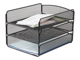 SAFCO ORGNZR ONYX TRPL TRAY