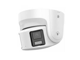 SMARTEYES 8MP DUAL LENS PANORAMIC COLORVU TURRET IP CAMERA WITH ACUSENSE, STROBE LIGHT, AUDIBLE ALERT, MICROPHONE AND SPEAKER