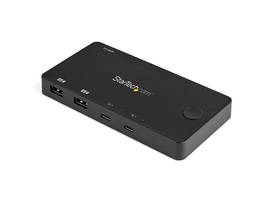 2 PORT USB C KVM SWITCH 4K HDMI W/CABLES