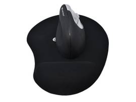 NU-TONE ROUNDED GEL WRIST MOUSE PAD BLACK 160G