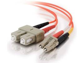 LEGRAND-ORTRONICS 1M LC-ST 50/125 OM2 DPX MM TAA FIBER-ORG