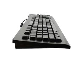 SEAL SHIELD SEAL CLEAN WATERPROOF KEYBOARD W/ KEY LOCKING FUNCTION - DISHWASHER SAFE - ISO / QWERTY / FRENCH CANADIAN / QUICK CONNECT USB CABLE / BLAC