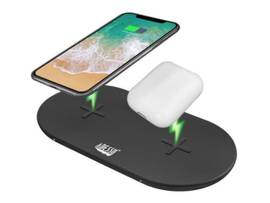 DUAL WRLS 2 COILS QI-CERTIFIED FAST PAD