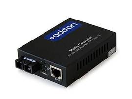 AddOn 10/100/1000Base-TX(RJ-45) to 1000Base-SX(SC) MMF 850nm 550m Managed Media