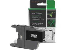 CLOVER IMAGING NON-OEM NEW HIGH YIELD BLACK INK CARTRIDGE REPLACEMENT FOR BROTHER LC71/LC75