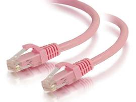 C2G 2FT CAT5E SNAGLESS PATCH CBL PINK