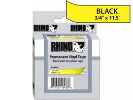NEWELL-DYMO RHINO LBL VINYL 3/4 YEL
