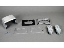 LEGRAND-WIREMOLD PDSTL FITTING 2 20A DUPLE