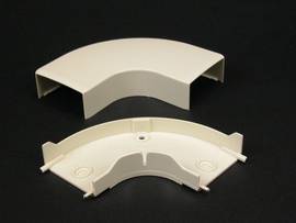 LEGRAND-WIREMOLD NM 90 D. FLAT ELBOW PN10 WHT (PKG OF 2)