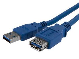 1M BLUE USB 3.0 EXTENSION CABLE M/F