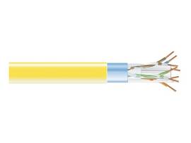 CAT6 400-MHz Shielded Solid Bulk Cable F/UTP PVC 1000-ft. 304.8-m Yellow