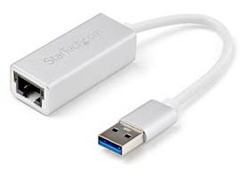 USB 3 TO GIGABIT NETWORK ADAPTER SILVER