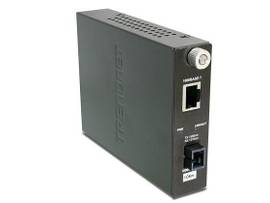 TRENDNET 1000BS-T TO 1000BS LX FIBER CNVRTR 10KM