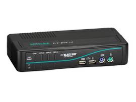 BLACK BOX CORP SERVSWITCH DT PRO II, 4-PORT KV7021A