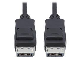Tripp Lite series DisplayPort 1.4 Cable with Latching Connectors, 8K (M/M), Blac
