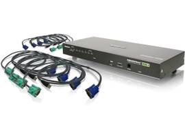 IOGEAR SWTCH 8P COMBO VGA KVMP W/USB CBL