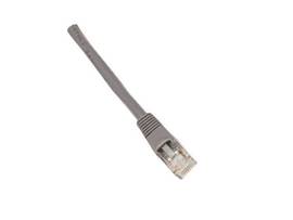 GigaTrue CAT6 Component 550-MHz Patch Cable Molded Boots Straight-Pinned Gray 10
