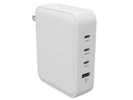 TARGUS HYPERJUICE 145W PD 3.1 USB-C/A CHARGER (3 USB-C/1 USB-A PORTS) W/TRAVEL ADAPTERS+C8