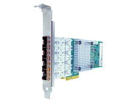AXIOM 1GBS QUAD PORT SFP PCIE X4 NIC CARD FOR INTEL W/TRANSCEIVERS - I350F4