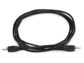 MONOPRICE 6FT RCA PLUG/PLUG M/M CABLE - BLACK