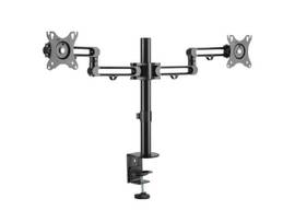 TRIPP DUAL-MONITOR FLEX-ARM DESKTOP CLAMP 13 TO 27 DISPLAYS