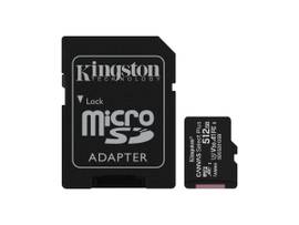 KINGSTON 512GB MICSDXC 100R A1 C10 CARD ADP