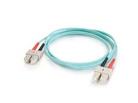 LEGRAND-ORTRONICS 3M SC-SC 10G OM3 DPX MM TAA FIBER-AQUA