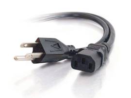 C2G 6ft 18 AWG Universal Power Cord