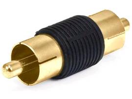 MONOPRICE RCA PLUG TO RCA PLUG ADAPTER_GOLD PLATED