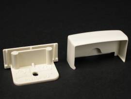 LEGRAND-WIREMOLD NM BLANK END FITTING PN05 WHT (PKG OF 2)