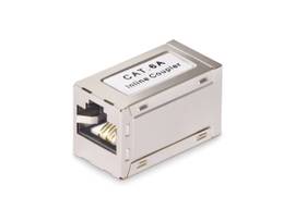 STARTECH SHIELDED RJ45 COUPLER, INLINE CAT6A COUPLER, FEMALE TO FEMALE (F/F) T568B PINOUT, SHIELDED ETHERNET CABLE EXTENSION