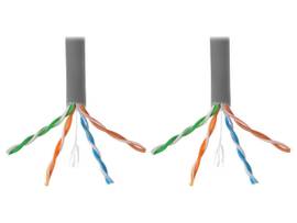 TRIPP LITE 1000FT CAT6 BULK CMR PVC 24AWG GRAY 1000