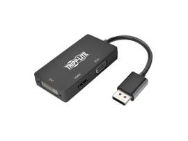 Tripp Lite series DisplayPort to VGA/DVI/HDMI All-in-One Converter Adapter - 4K