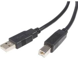 1 FT USB 2.0 A TO B CABLE M/M