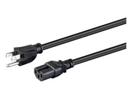 MONOPRICE HEAVY DUTY POWER CORD - NEMA 5-15P TO IEC 60320 C15_ 14AWG_ 15A/1875W_ SJT_ 125V_ BLACK_ 3FT