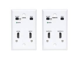 TRIPPLIE HDMI CAT6 EXT KIT WALLPLATE DUAL OUTPUT