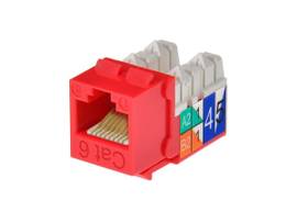 MONOPRICE CAT6 PUNCH DOWN KEYSTONE JACK - RED