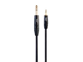 MONOPRICE 1/4IN TRS MALE TO 1/8IN TRS MALE BLK 3FT