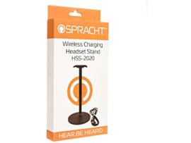 SPRACHT HSS-2020 WIRELESS CHARGING HEADSET STAND. STAND FOR YOUR HEADSET  WIRELESS CHARGER FOR YOUR PHONE. 5W MODE FOR ALL WIRELESS CHARGING DEVICES.