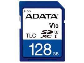 ADATA  CARD  SD CARD  3D TLC  128G  -40-85C  3K P/E CYCLE, WITH SMARTT, PRICE SAME AS 32G A+SLC