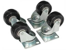 4POSTRACK CASTER KIT FOR OPEN FRAME RACK